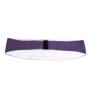 TINO COSMA PURPLE & GRAY SMOKING BELT-CUMMERBUND | MENS SIZE M